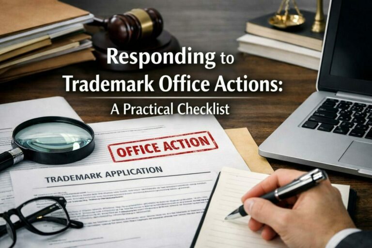 Responding to Trademark Office Actions: A Practical Checklist